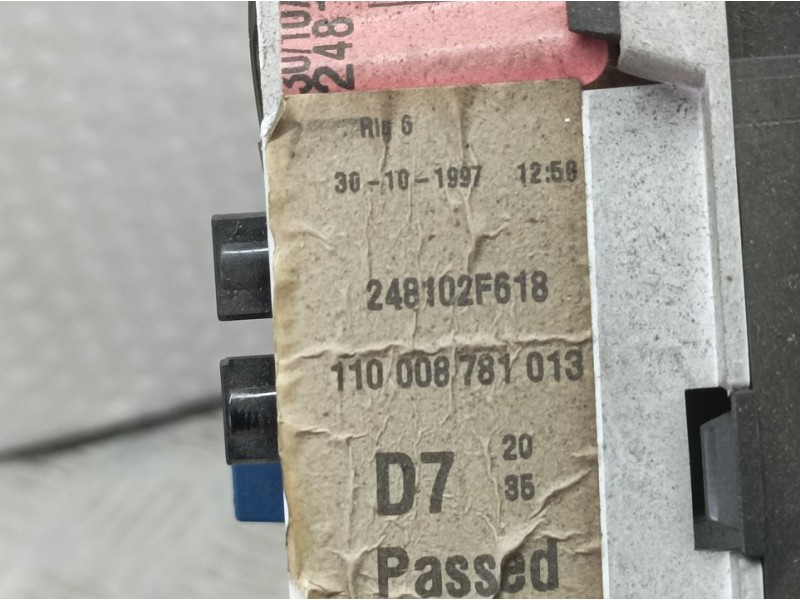 Recambio de cuadro instrumentos para nissan primera berlina (p11) slx referencia OEM IAM 248102F618 110008781013 VDO