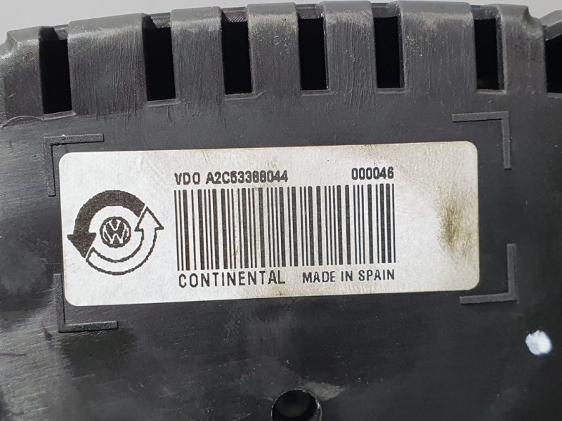 Recambio de cuadro instrumentos para seat leon (1p1) reference referencia OEM IAM 1P0920850FX A2C53368044 CONTINENTAL