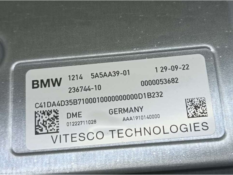 Recambio de centralita motor uce para bmw serie x1 (u11) sdrive 1.8i referencia OEM IAM 16115A635D0 23674410 VITESCO