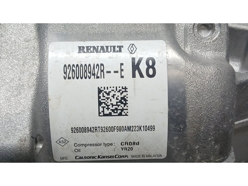 Recambio de compresor aire acondicionado para renault express furgoneta/monovolumen 1.5 blue dci 95 (f6ab) referencia OEM IAM 92