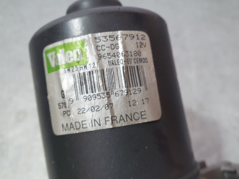 Recambio de motor limpia delantero para citroën c4 grand picasso exclusive referencia OEM IAM 9654063180 53537912 VALEO