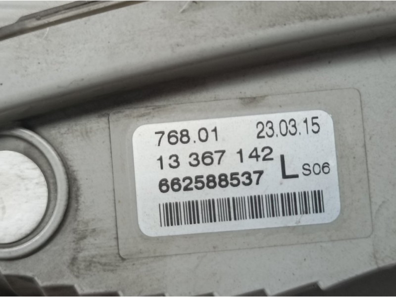 Recambio de piloto delantero izquierdo para opel astra j lim. selective referencia OEM IAM 13367142 662588537 