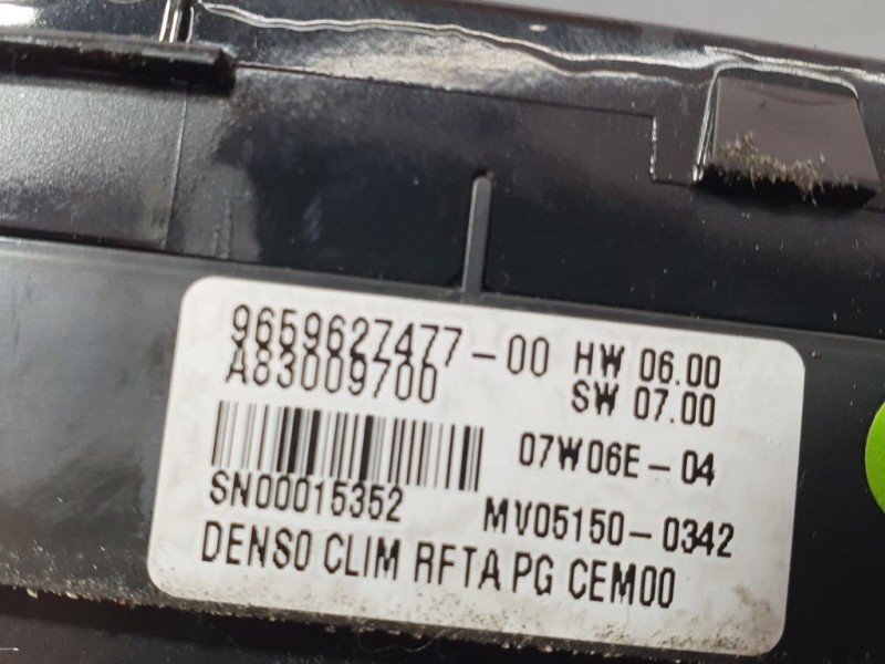 Recambio de mando climatizador para citroën c4 grand picasso exclusive referencia OEM IAM 9659627477 A830099700 DENSO LADO DEREC