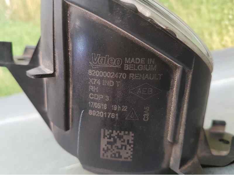 Recambio de faro antiniebla derecho para renault master kasten l1h1 ka 3,5t referencia OEM IAM 8200002470 89201781 VALEO