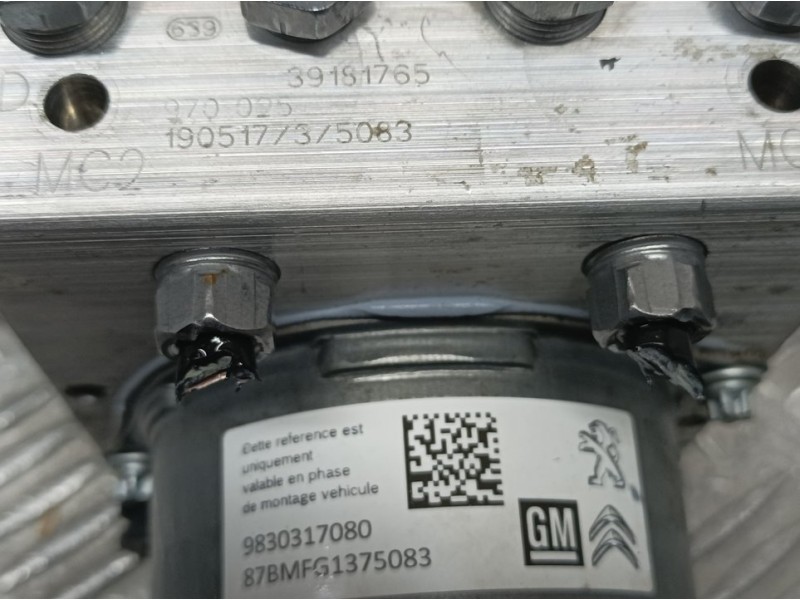 Recambio de abs para citroën c3 feel referencia OEM IAM 39181765 970025 