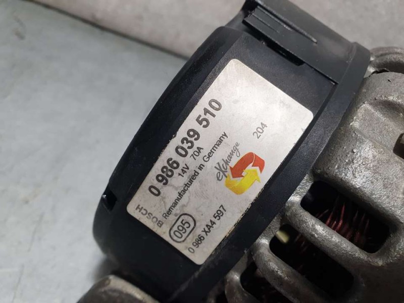 Recambio de alternador para ford escort berl./turnier básico berlina referencia OEM IAM 0986039510  