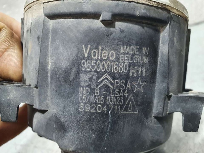 Recambio de faro antiniebla izquierdo para citroën xsara picasso hdi 110 fap sx top referencia OEM IAM 9650001680 89204711 VALEO