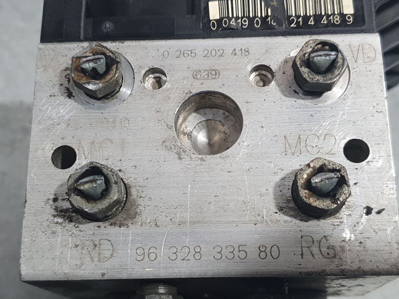 Recambio de abs para peugeot 607 (s1) pack referencia OEM IAM 9632833580 0265202418 BOSCH