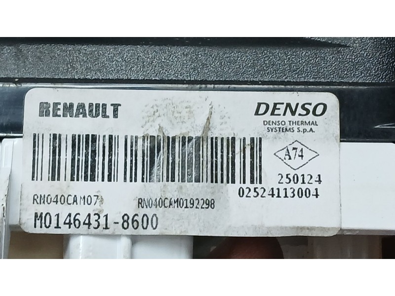 Recambio de mando calefaccion / aire acondicionado para renault express furgoneta/monovolumen 1.5 blue dci 95 (f6ab) referencia 