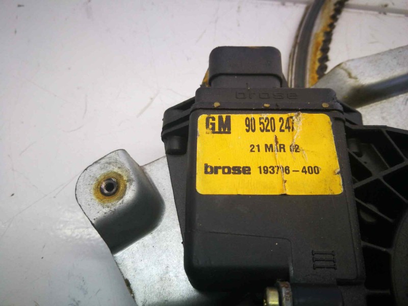 Recambio de elevalunas delantero izquierdo para opel omega b executive berlina referencia OEM IAM 90520247 6 PINS 90520247