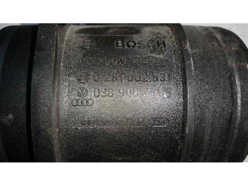 Recambio de caudalimetro para volkswagen caddy ka/kb (2k) maxi life referencia OEM IAM 0281002531 038906461B BOSCH