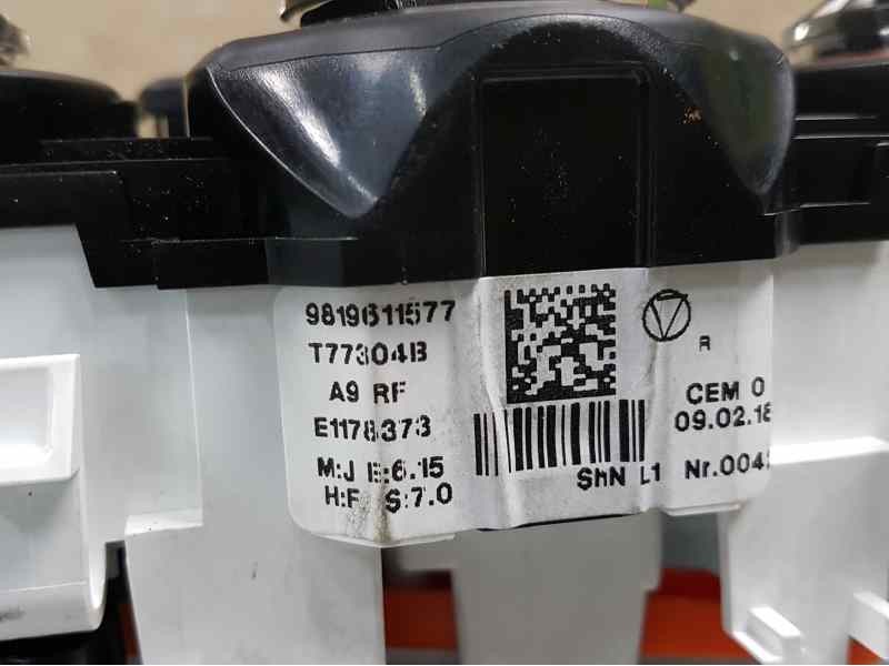 Recambio de mando calefaccion / aire acondicionado para peugeot 208 style referencia OEM IAM 9819611577 E11748373 VALEO