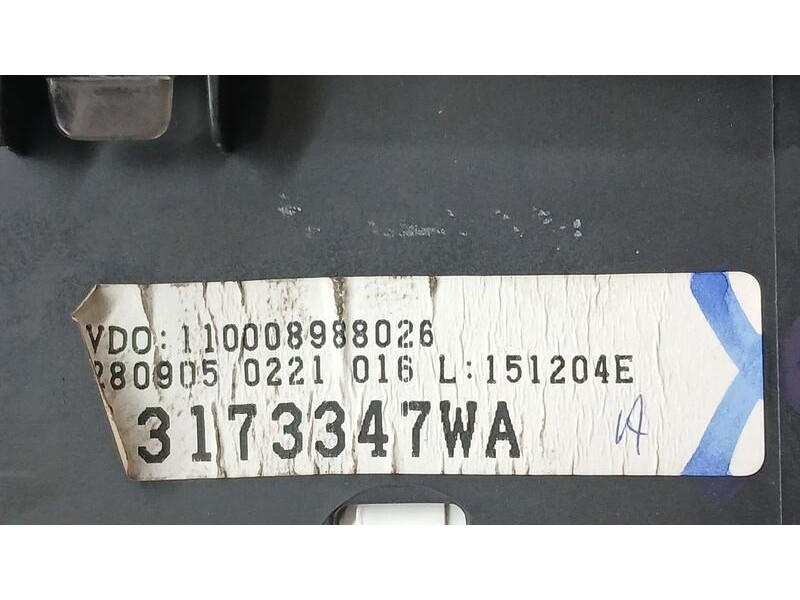 Recambio de cuadro instrumentos para opel corsa c essentia referencia OEM IAM 13173347WA  110008988026