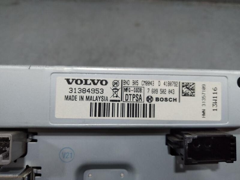 Recambio de sistema navegacion gps para volvo v40 hatchback (525) d3 referencia OEM IAM 36001983 31384953 7609502043 bosch