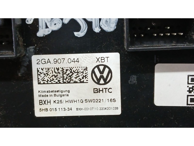 Recambio de mando climatizador para volkswagen t-roc (a11, d11) 2.0 tdi scr referencia OEM IAM 2GA907044  5HB01511334