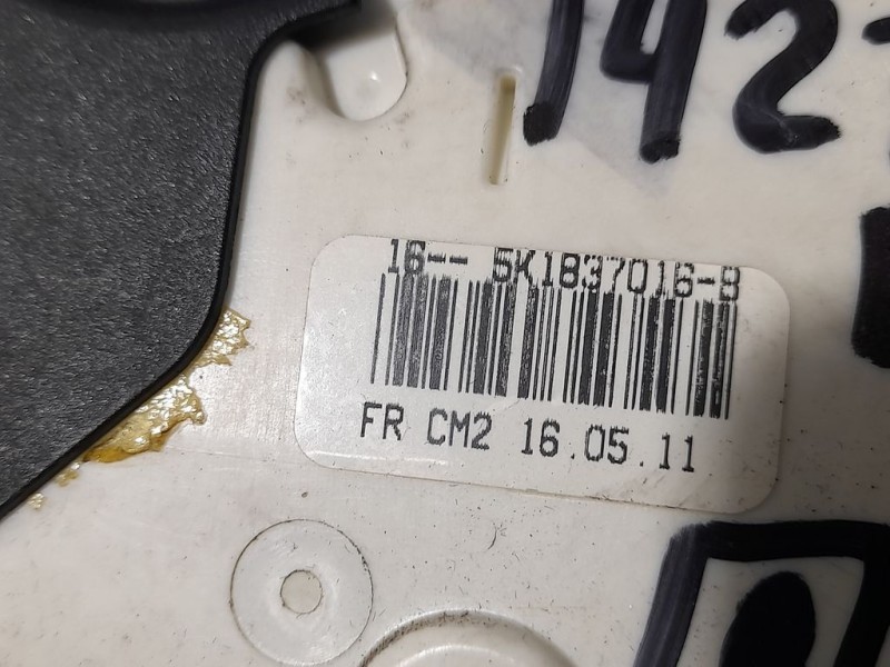 Recambio de cerradura puerta delantera derecha para seat alhambra (710) reference referencia OEM IAM 5K1837016B  7 PINES