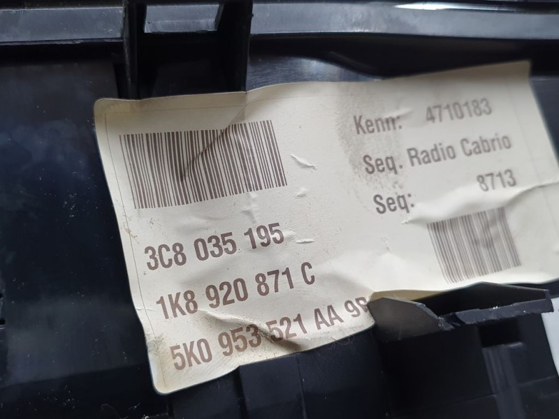 Recambio de cuadro instrumentos para volkswagen scirocco (137) 2.0 tdi (103kw) referencia OEM IAM 1K8920871C  