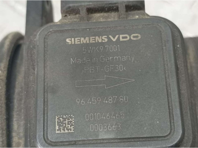 Recambio de caudalimetro para citroën c4 grand picasso exclusive referencia OEM IAM 9645948780 5WK97001 SIEMENS VDO