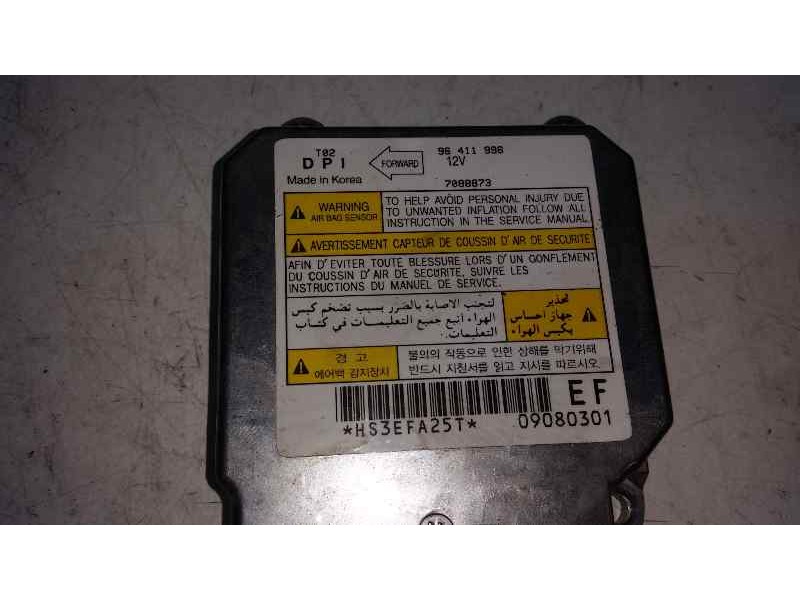 Recambio de kit airbag para daewoo kalos 1.4 sx referencia OEM IAM 96411996  