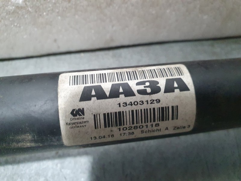 Recambio de transmision delantera derecha para opel astra k lim. 5türig business referencia OEM IAM 13403129 10280118 