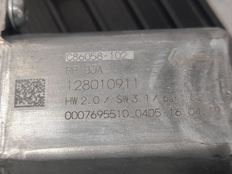 Recambio de elevalunas trasero derecho para renault clio v business referencia OEM IAM 827209773RA  ELECTRICO 6 PINES