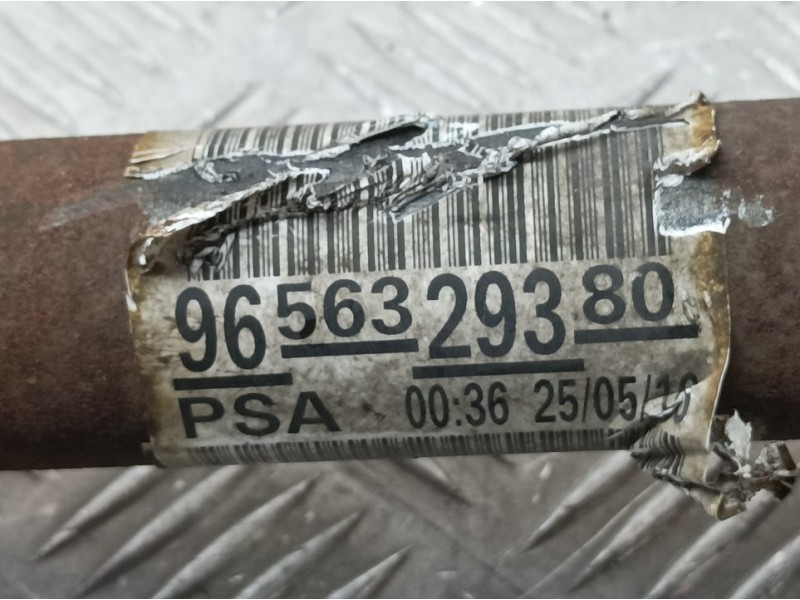 Recambio de transmision delantera izquierda para peugeot partner tepee style referencia OEM IAM 9656329380  