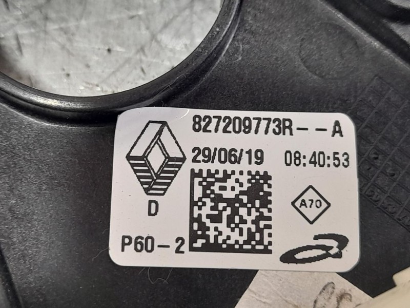 Recambio de elevalunas trasero derecho para renault clio v business referencia OEM IAM 827209773RA  ELECTRICO 6 PINES