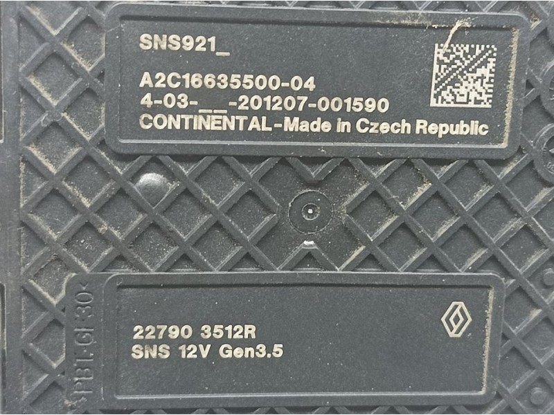 Recambio de sonda lambda para renault kangoo profesional referencia OEM IAM 227903512R A2C16635500 CONTINENTAL