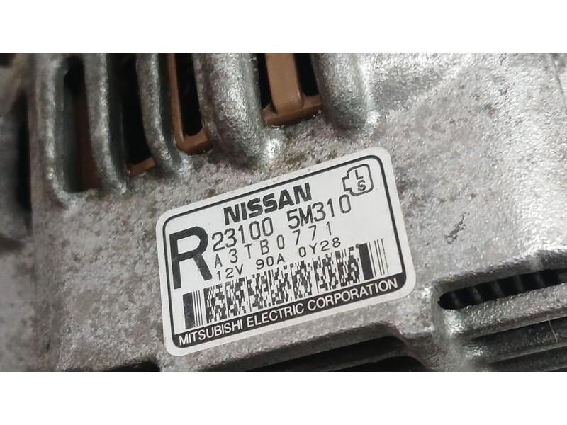 Recambio de alternador para nissan almera (n16/e) acenta referencia OEM IAM 231005M310 MITSUBISHI A3TB0771