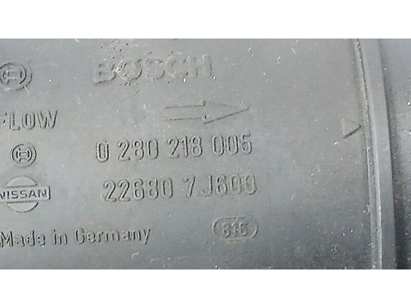 Recambio de caudalimetro para nissan almera (n16/e) acenta referencia OEM IAM 226807J600 BOSCH 0280219006