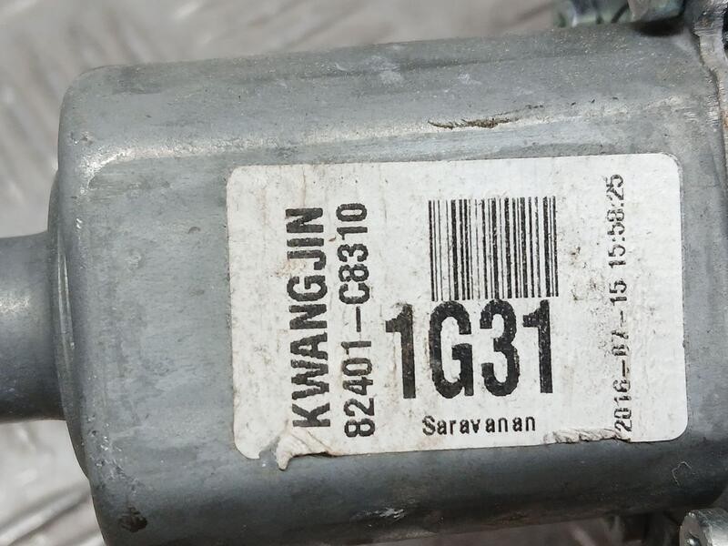 Recambio de elevalunas delantero izquierdo para hyundai i20 coupe tecno referencia OEM IAM 82401C8310 ELECTRICO 6 PINS 