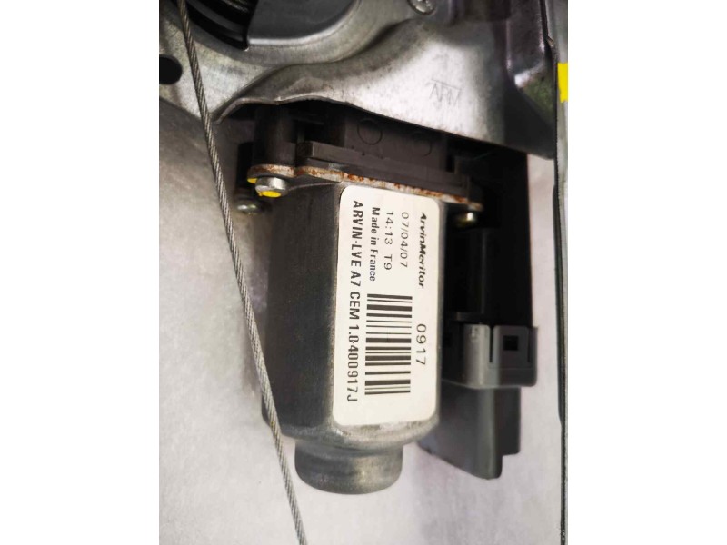 Recambio de elevalunas delantero izquierdo para peugeot 207 confort referencia OEM IAM 9634457580  6 PIN