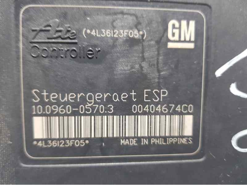 Recambio de abs para opel zafira b cosmo referencia OEM IAM 10096005703 00404674C0 ATE