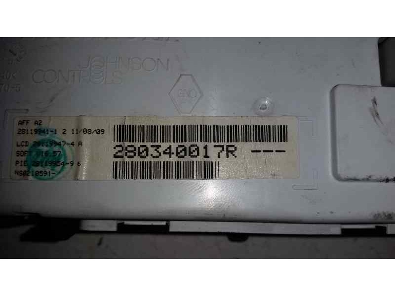 Recambio de pantalla multifuncion para renault clio iii authentique referencia OEM IAM 280340017R  