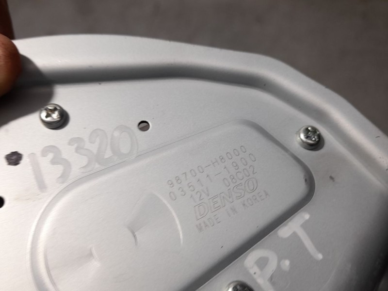 Recambio de motor limpia trasero para kia rio (yb) drive referencia OEM IAM 98700H8000 035111900 DENSO