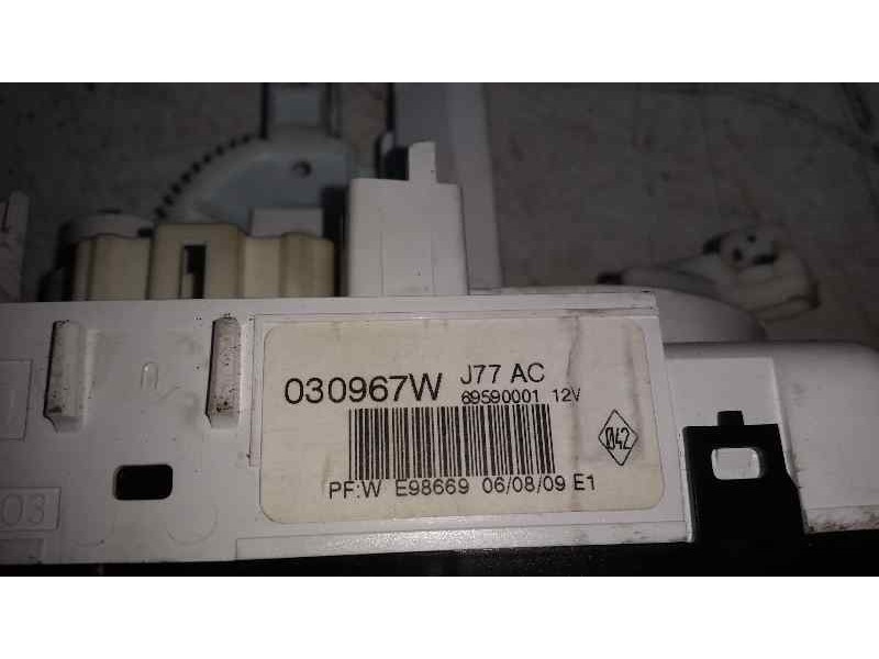 Recambio de mando calefaccion / aire acondicionado para renault clio iii authentique referencia OEM IAM 030967W 69590001 VALEO