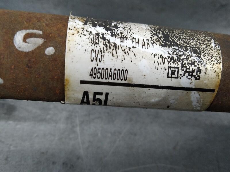 Recambio de transmision delantera izquierda para hyundai i30 (gd) base referencia OEM IAM 49500A6000 49500A6600 