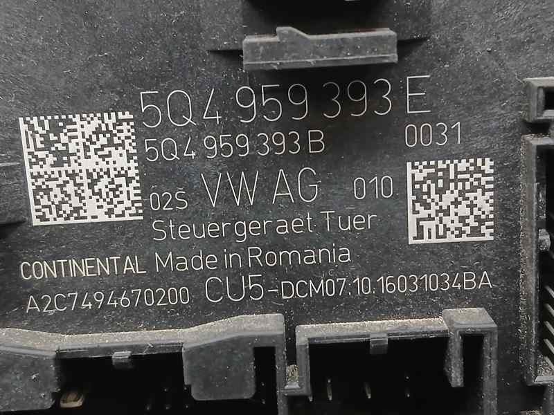 Recambio de modulo electronico para skoda octavia combi (5e5) active referencia OEM IAM 5Q4959393E A2C7494670200 CONTINENTAL DEL