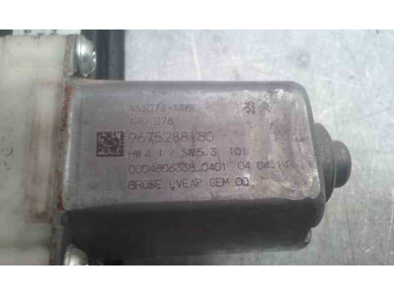 Recambio de elevalunas trasero derecho para citroën c4 picasso attraction referencia OEM IAM 9675288180  ELECTRICO 6 PINS