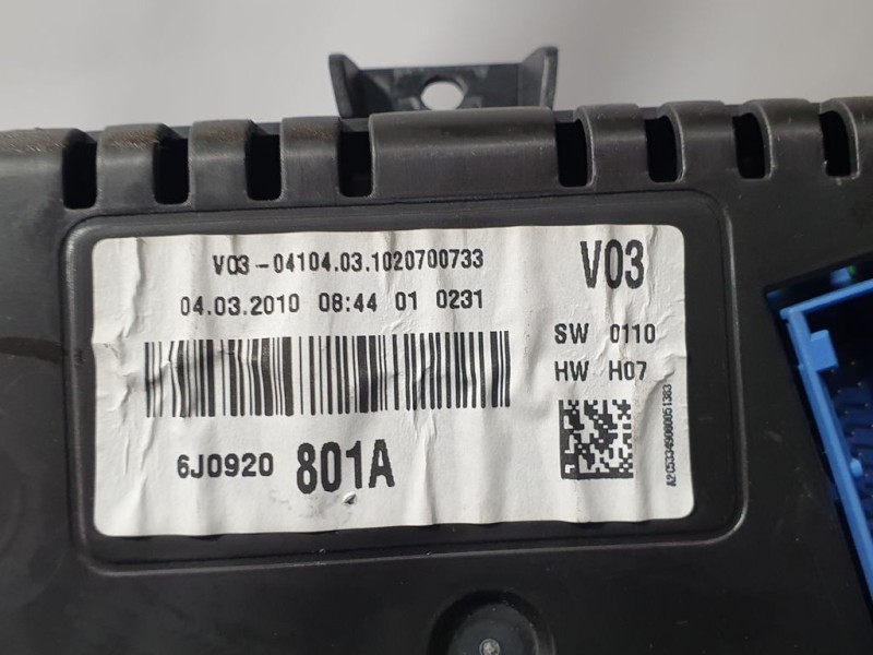 Recambio de cuadro instrumentos para seat ibiza (6j5) stylance / style referencia OEM IAM 6J0920801A A2C53349080 VDO