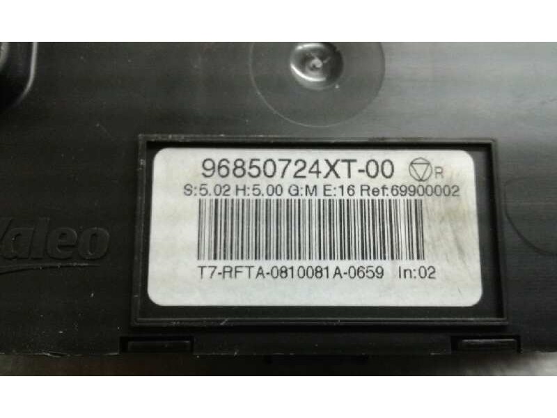 Recambio de mando climatizador para peugeot 308 confort referencia OEM IAM 699000002 1000002335352 96850724XT00