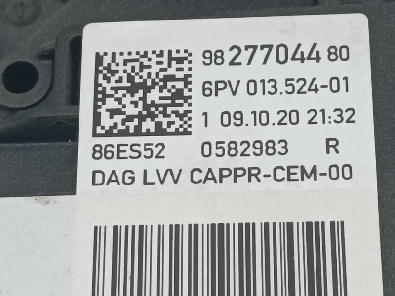 Recambio de potenciometro pedal para peugeot 2008 (p1) active referencia OEM IAM 9827704480 6PV01352401 