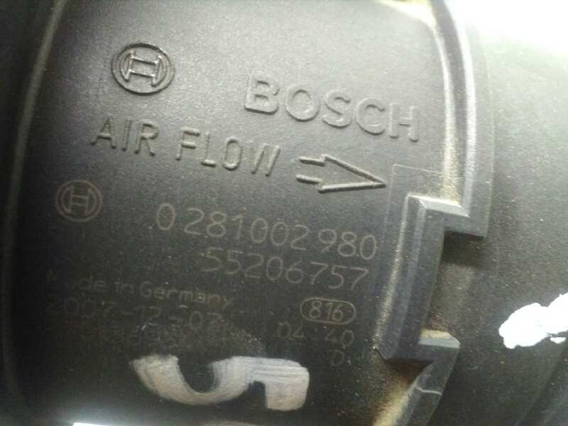 Recambio de caudalimetro para fiat grande punto (199) 1.3 16v multijet active (55kw) referencia OEM IAM 55206757 0281002980 BOSC
