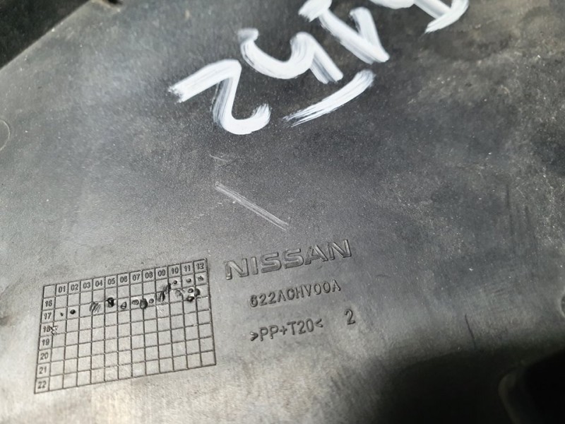 Recambio de tapa gancho remolque para nissan qashqai (j11) acenta referencia OEM IAM 622ACHV00A  