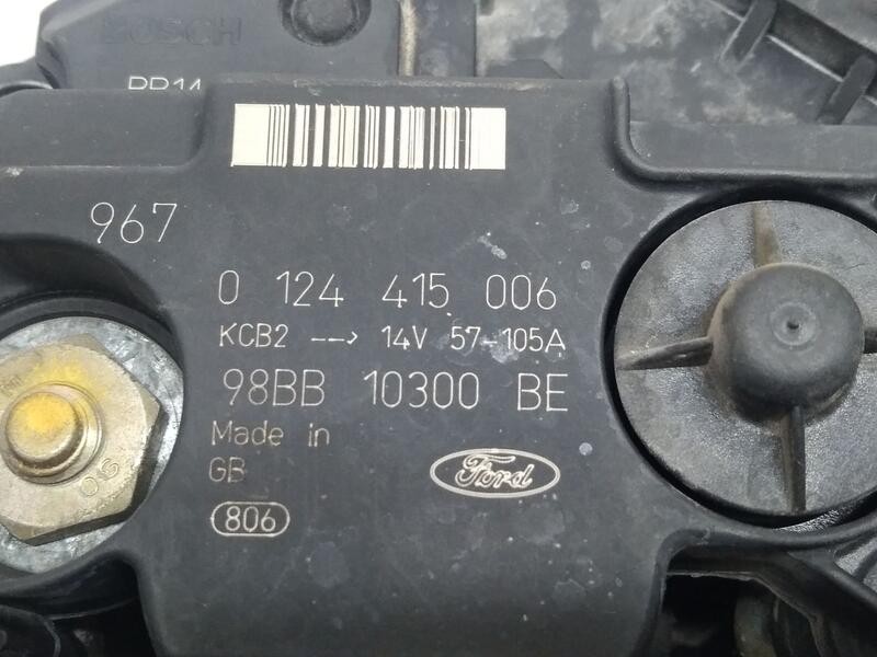 Recambio de alternador para ford mondeo berlina (gd) ghia referencia OEM IAM 98bb10300 bosch 0124415006