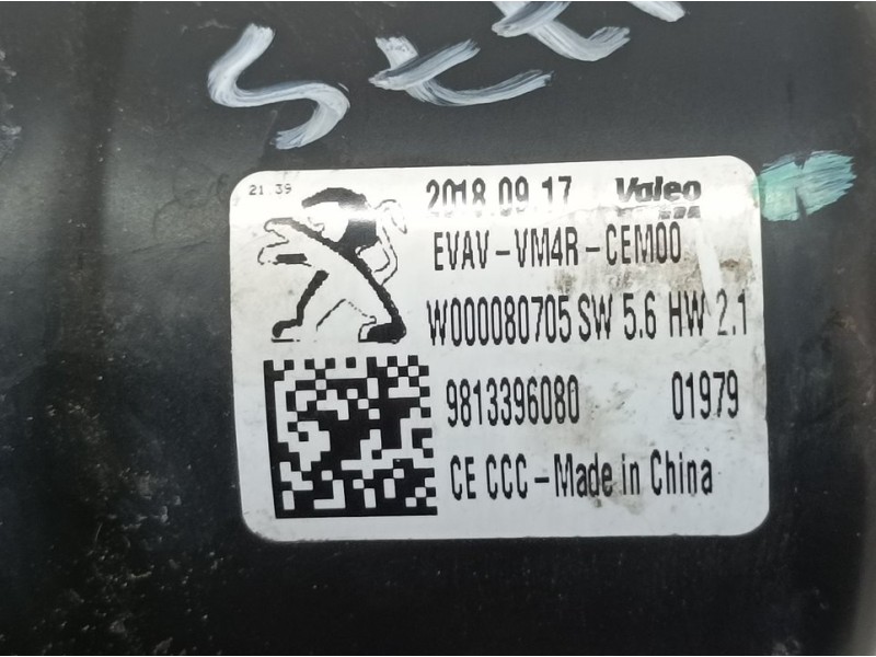 Recambio de motor limpia delantero para peugeot 508 active referencia OEM IAM 9813396080  VALEO