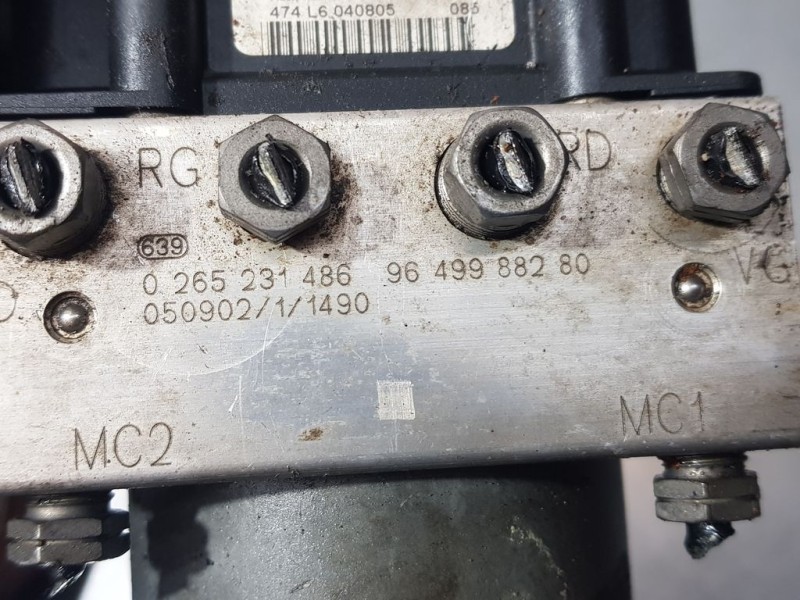 Recambio de abs para peugeot 307 berlina (s2) x-line referencia OEM IAM 9649988280 0265231486 BOSCH