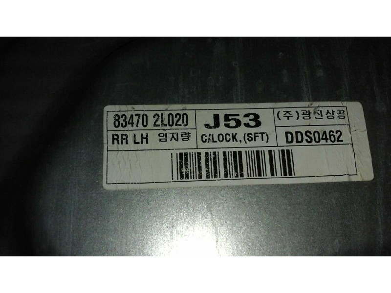 Recambio de elevalunas trasero izquierdo para hyundai i30 comfort referencia OEM IAM 834702L020 6 PINS ELECTRICO