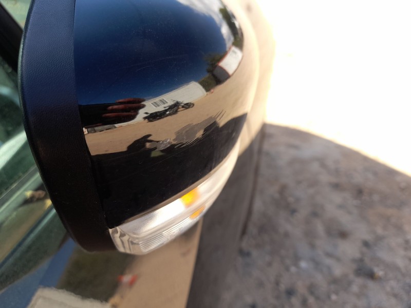 Recambio de retrovisor derecho para nissan micra v (k14) 0.9 ig-t referencia OEM IAM 963015FA1B ELECTRICO ROZADO 