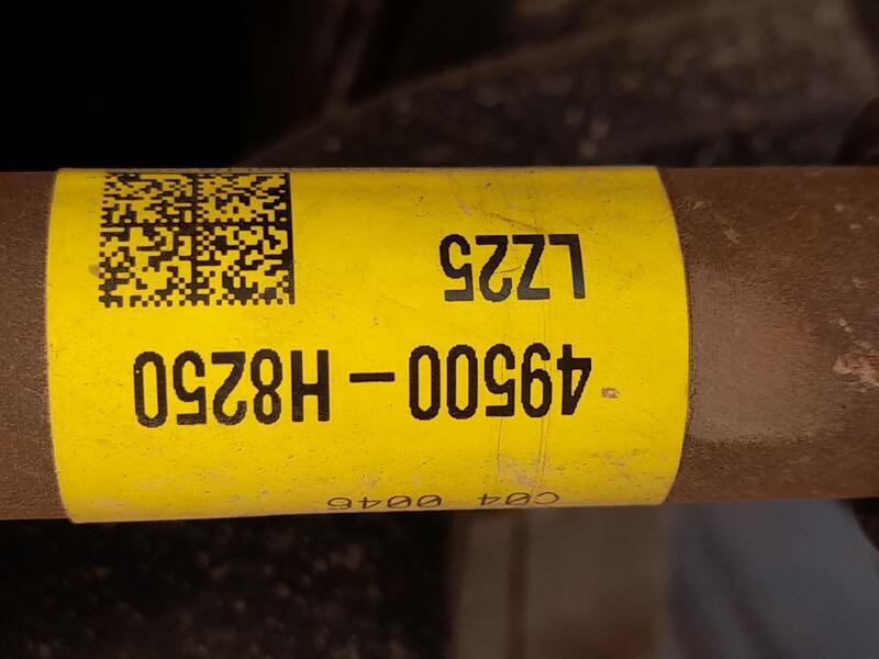 Recambio de transmision delantera izquierda para kia stonic (yb) 1.0 t-gdi eco-dynamics+ referencia OEM IAM 49500H8250  